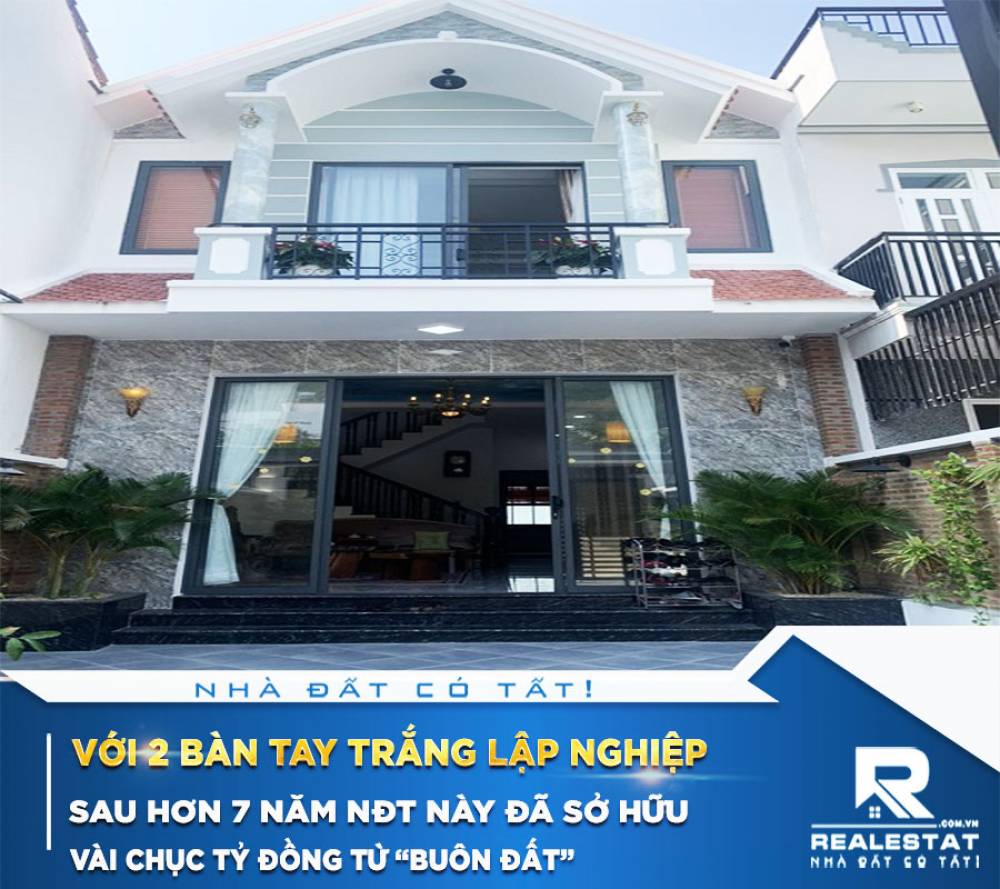 Với 2 bàn tay trắng lập nghiệp, sau hơn 7 năm NĐT này đã sở hữu vài chục tỷ đồng từ “buôn đất”