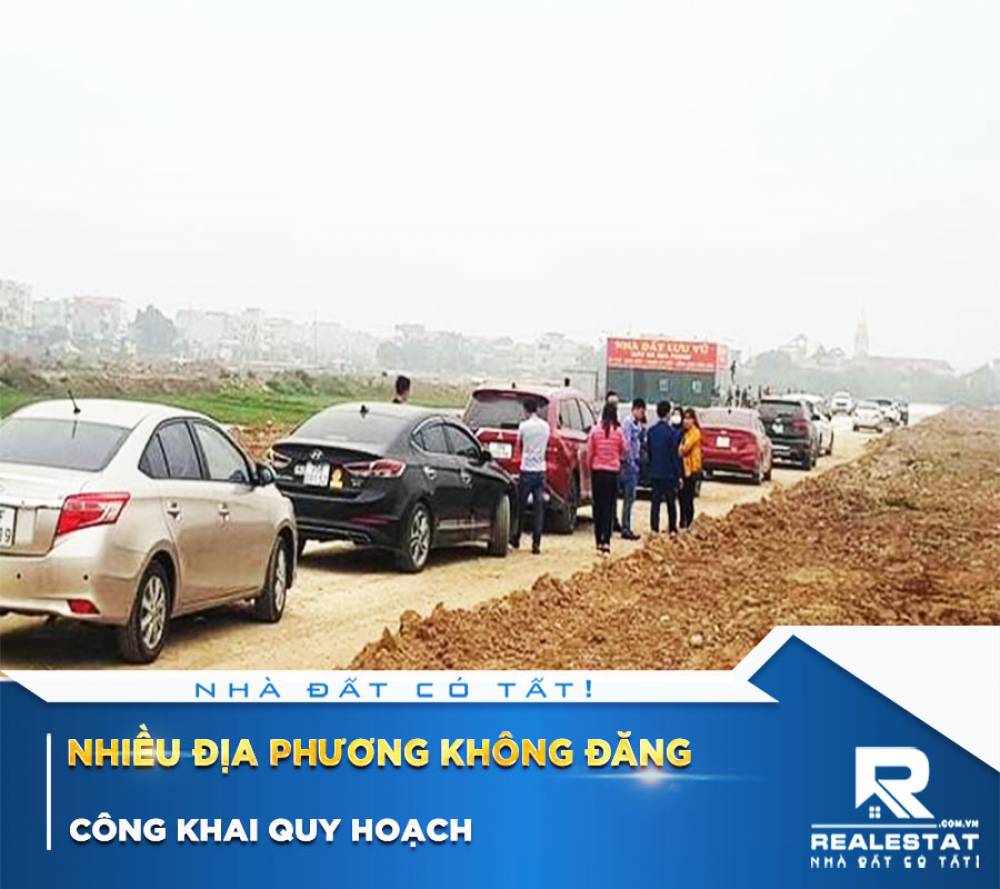 Nhiều Địa Phương Không Đăng Công Khai Quy Hoạch