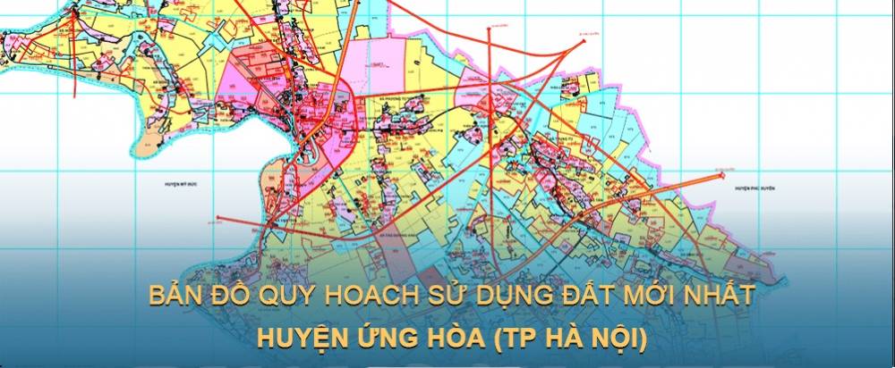 Bản đồ quy hoạch sử dụng đất huyện Ứng Hòa (Hà Nội) mới nhất