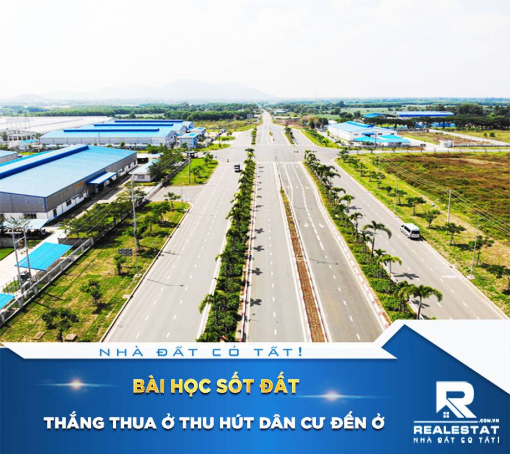 Bài học sốt đất, thắng thua ở thu hút dân cư đến ở