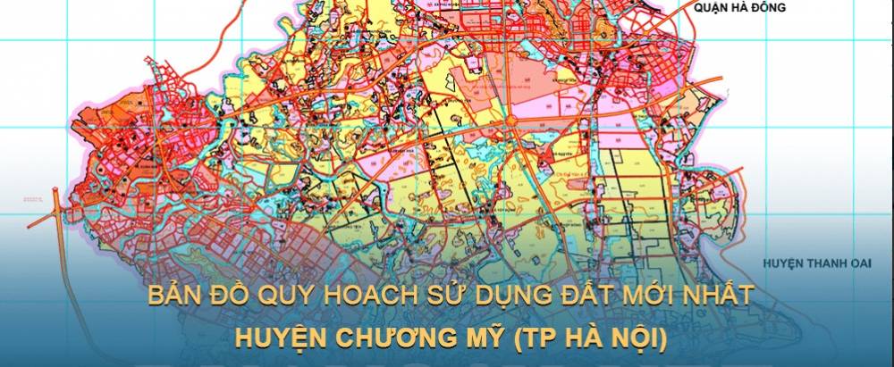 Bản đồ quy hoạch sử dụng đất huyện Chương Mỹ (Hà Nội) đến năm 2030