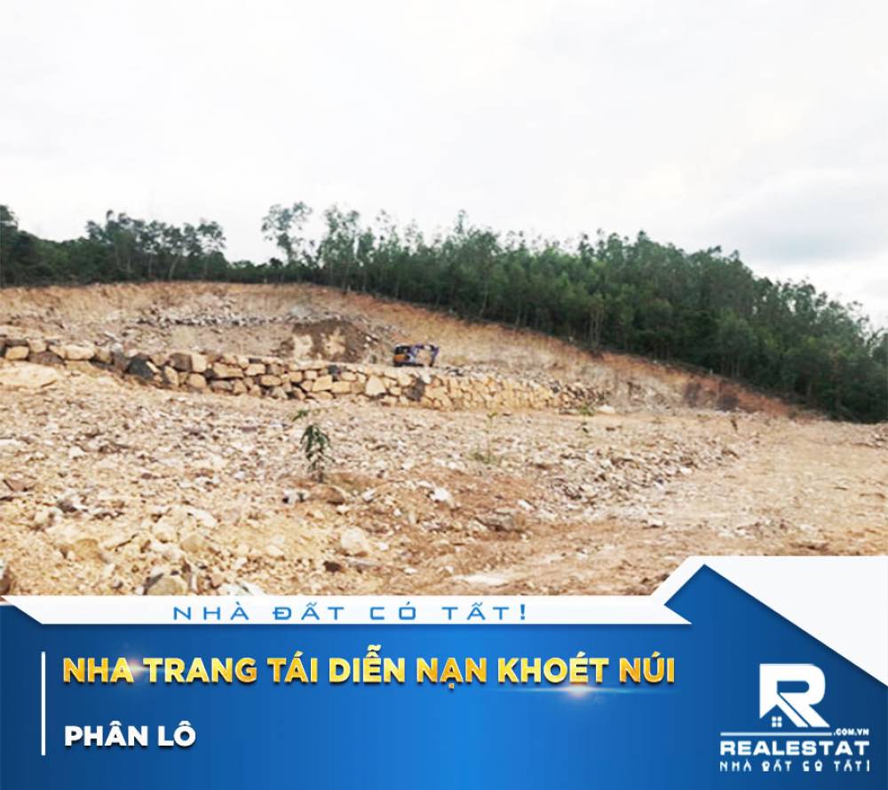 Nha Trang tái diễn nạn khoét núi, phân lô