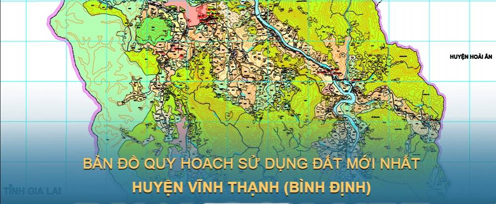 Bản đồ quy hoạch sử dụng đất huyện Vĩnh Thạnh (Bình Định)