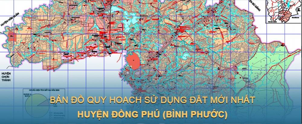 Bản đồ quy hoạch sử dụng đất huyện Đồng Phú (Bình Phước)