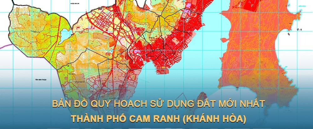 Bản đồ quy hoạch sử dụng đất Thành phố Cam Ranh mới nhất
