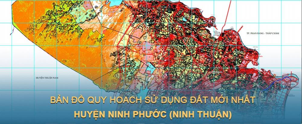 Bản đồ quy hoạch sử dụng đất huyện Ninh Phước mới nhất