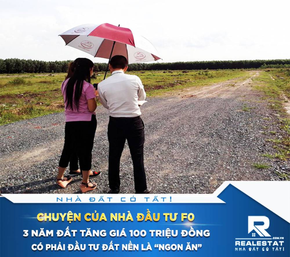 Chuyện của nhà đầu tư F0: 3 năm đất tăng giá 100 triệu đồng, có phải đầu tư đất nền là “ngon ăn”