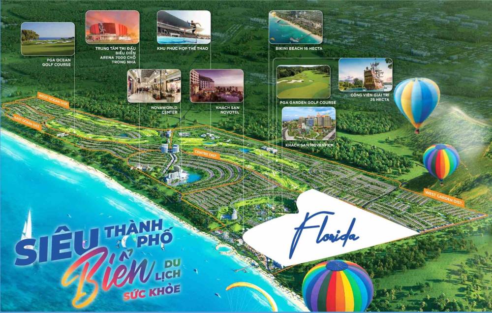 ĐIỂM DANH NHỮNG ƯU THẾ ĐẮC ĐỊA TẠI FLORIDA 1 CỦA NOVAWORLD PHAN THIET