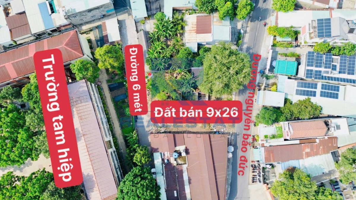 240m2 Đất Mặt Tiền Đ.Nguyễn Bảo Đức P.Tam Hiệp - 10.5 Tỷ
